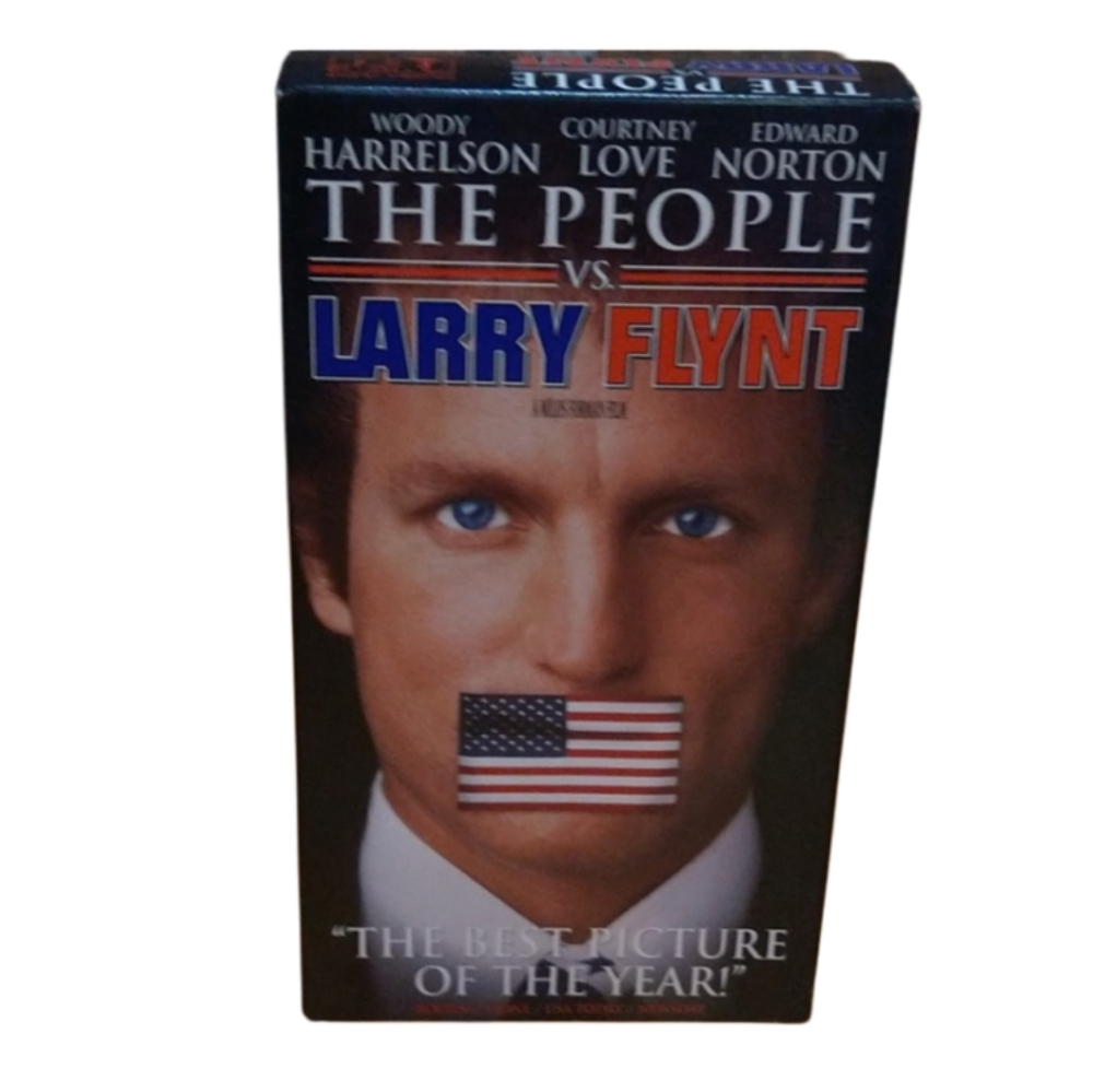 The People vs. Larry Flynt 1996 VHS tape